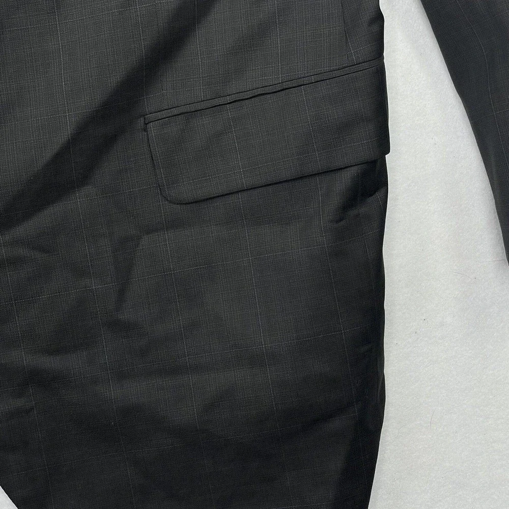 Jack Victor Sport‎ Coat Mens 46R Gray Super 100s Wool Suit Jacket